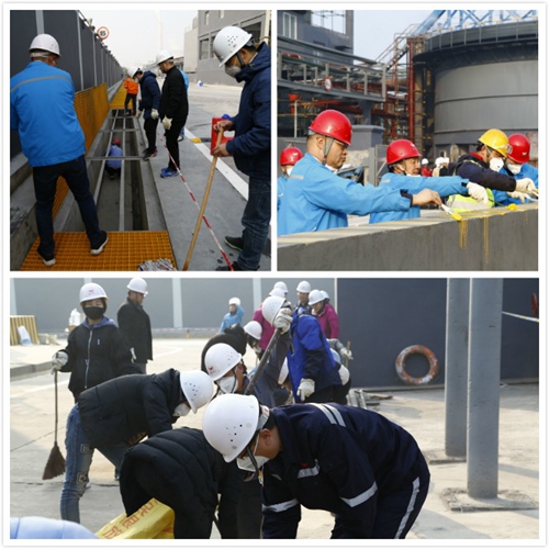 熱火朝天！集團總部140余人到股份公司氯堿分廠開展勞動(圖2)