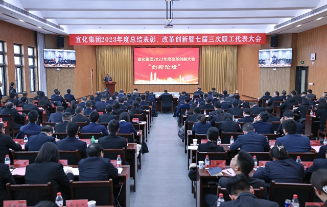 王大真總結(jié)講話 宜化集團(tuán)2023年度總結(jié)表彰、改革創(chuàng)新暨七屆三次職工代表大會(huì)勝利閉幕(圖3)